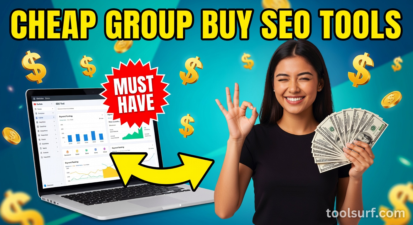 YouTube thumbnail style blog featured image, 16:9 landscape. Large bold yellow blocky text with blac