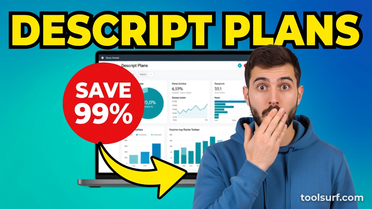 YouTube thumbnail style blog featured image, 16:9 landscape. Large bold yellow blocky text with blac