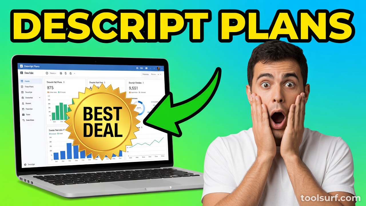 YouTube thumbnail style blog featured image, 16:9 landscape. Large bold yellow blocky text with blac