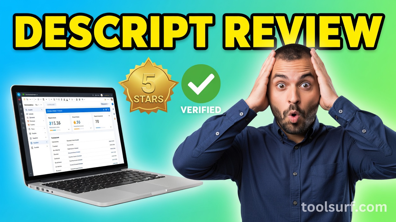 YouTube thumbnail style blog featured image, 16:9 landscape. Large bold yellow blocky text with blac