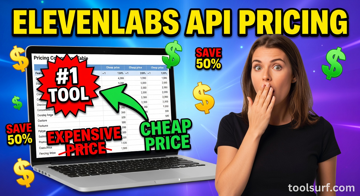 YouTube thumbnail style blog featured image, 16:9 landscape. Large bold yellow blocky text with blac