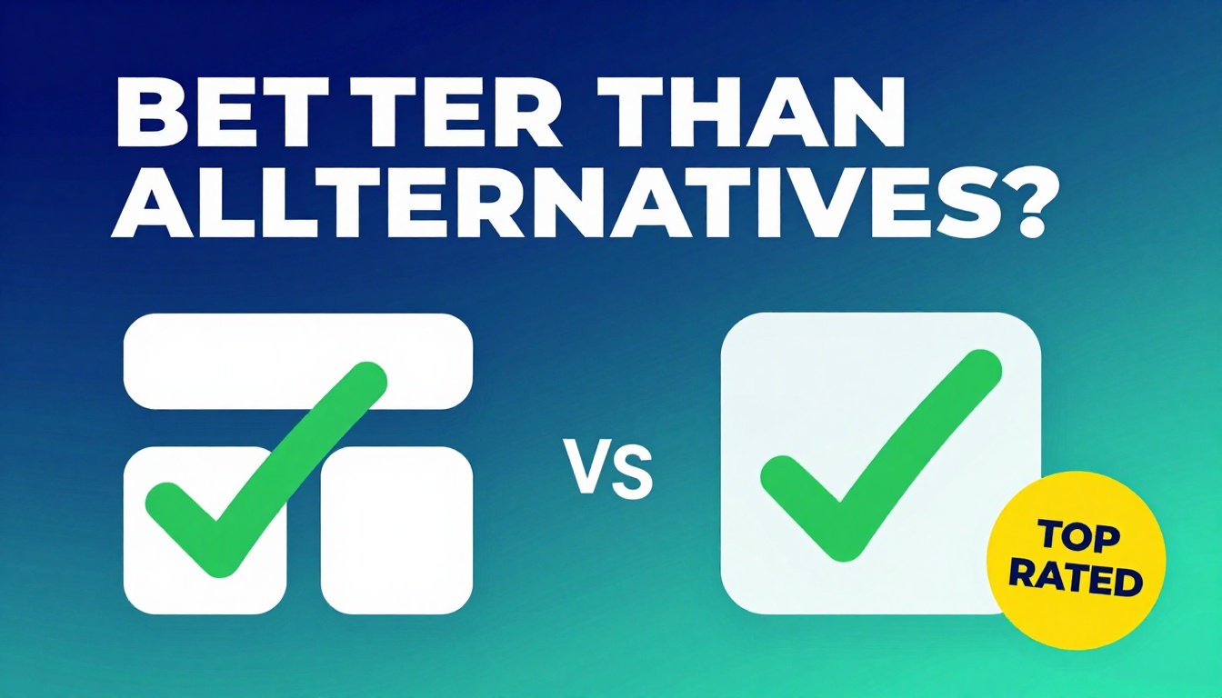 YouTube thumbnail marketing style. Bold text "BETTER THAN ALTERNATIVES?"
Heygen Alternatives
