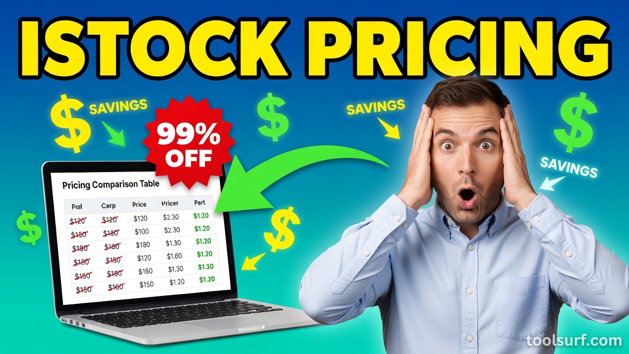 YouTube thumbnail style blog featured image, 16:9 landscape. Large bold yellow blocky text with blac