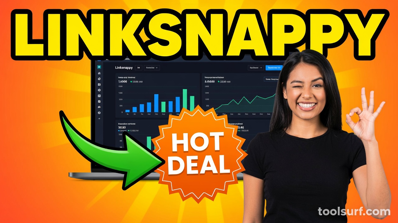YouTube thumbnail style blog featured image, 16:9 landscape. Large bold yellow blocky text with blac
