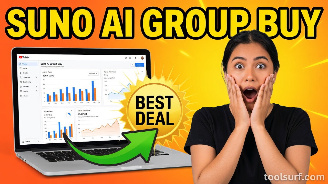 YouTube thumbnail style blog featured image, 16:9 landscape. Large bold yellow blocky text with blac