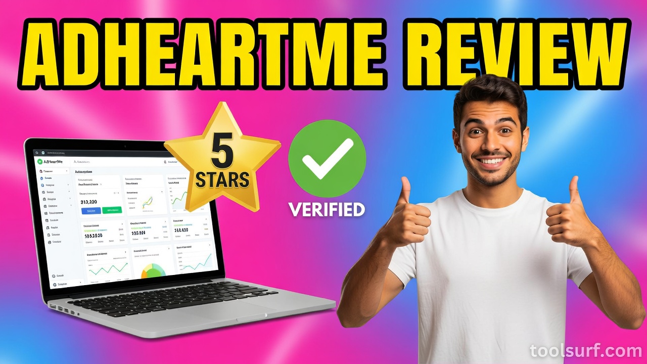 YouTube thumbnail style blog featured image, 16:9 landscape. Large bold yellow blocky text with blac