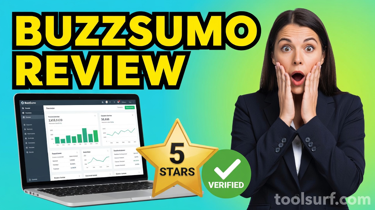 YouTube thumbnail style blog featured image, 16:9 landscape. Large bold yellow blocky text with blac