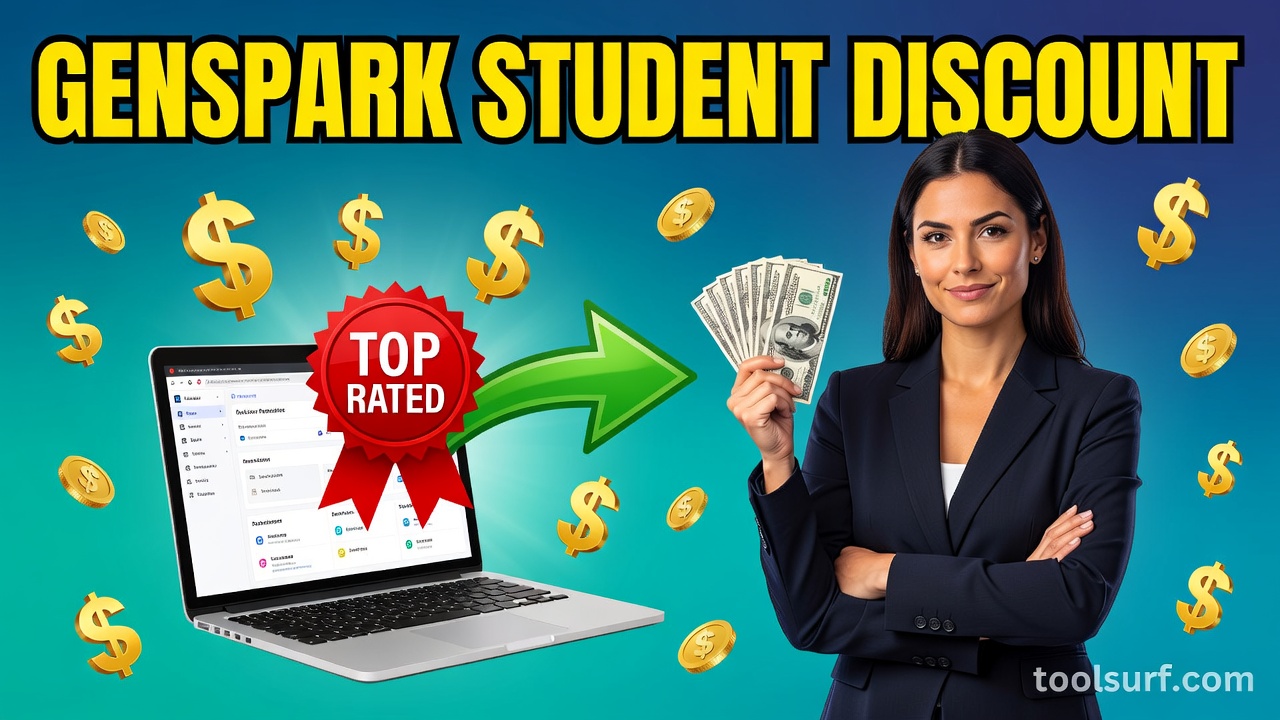 YouTube thumbnail style blog featured image, 16:9 landscape. Large bold yellow blocky text with blac