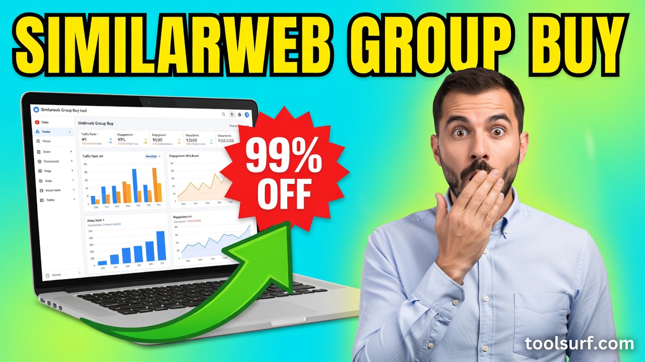 YouTube thumbnail style blog featured image, 16:9 landscape. Large bold yellow blocky text with blac