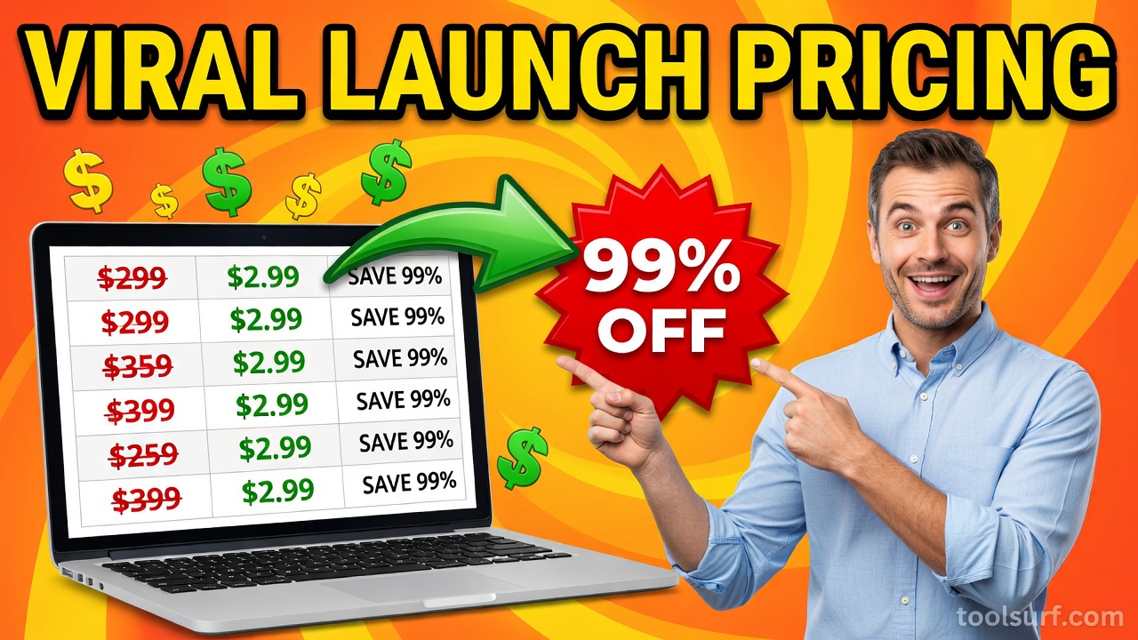 YouTube thumbnail style blog featured image, 16:9 landscape. Large bold yellow blocky text with blac