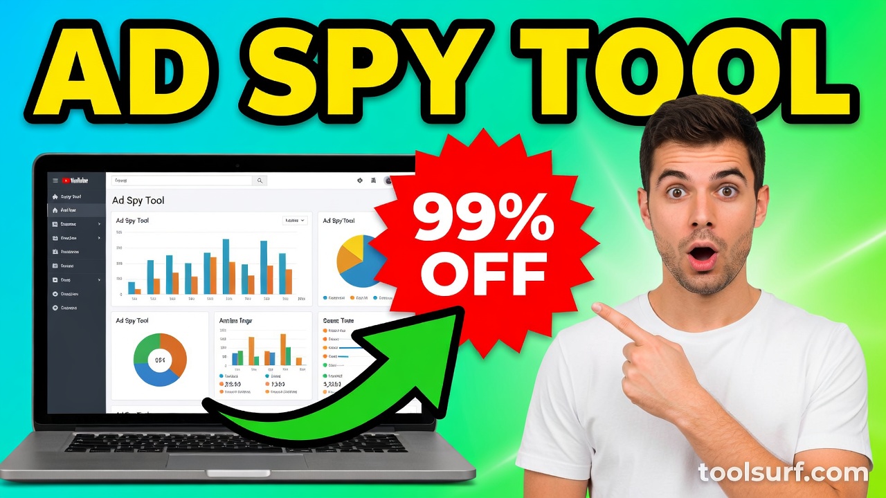 YouTube thumbnail style blog featured image, 16:9 landscape. Large bold yellow blocky text with blac