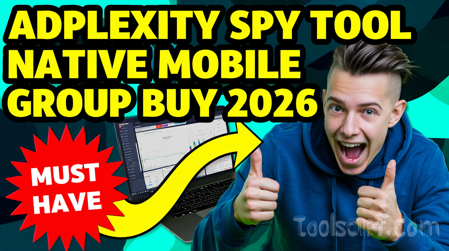 YouTube thumbnail style blog featured image, 16:9 landscape. Large bold yellow blocky text with blac