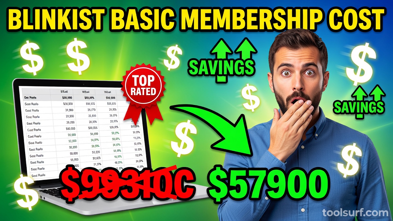 YouTube thumbnail style blog featured image, 16:9 landscape. Large bold yellow blocky text with blac