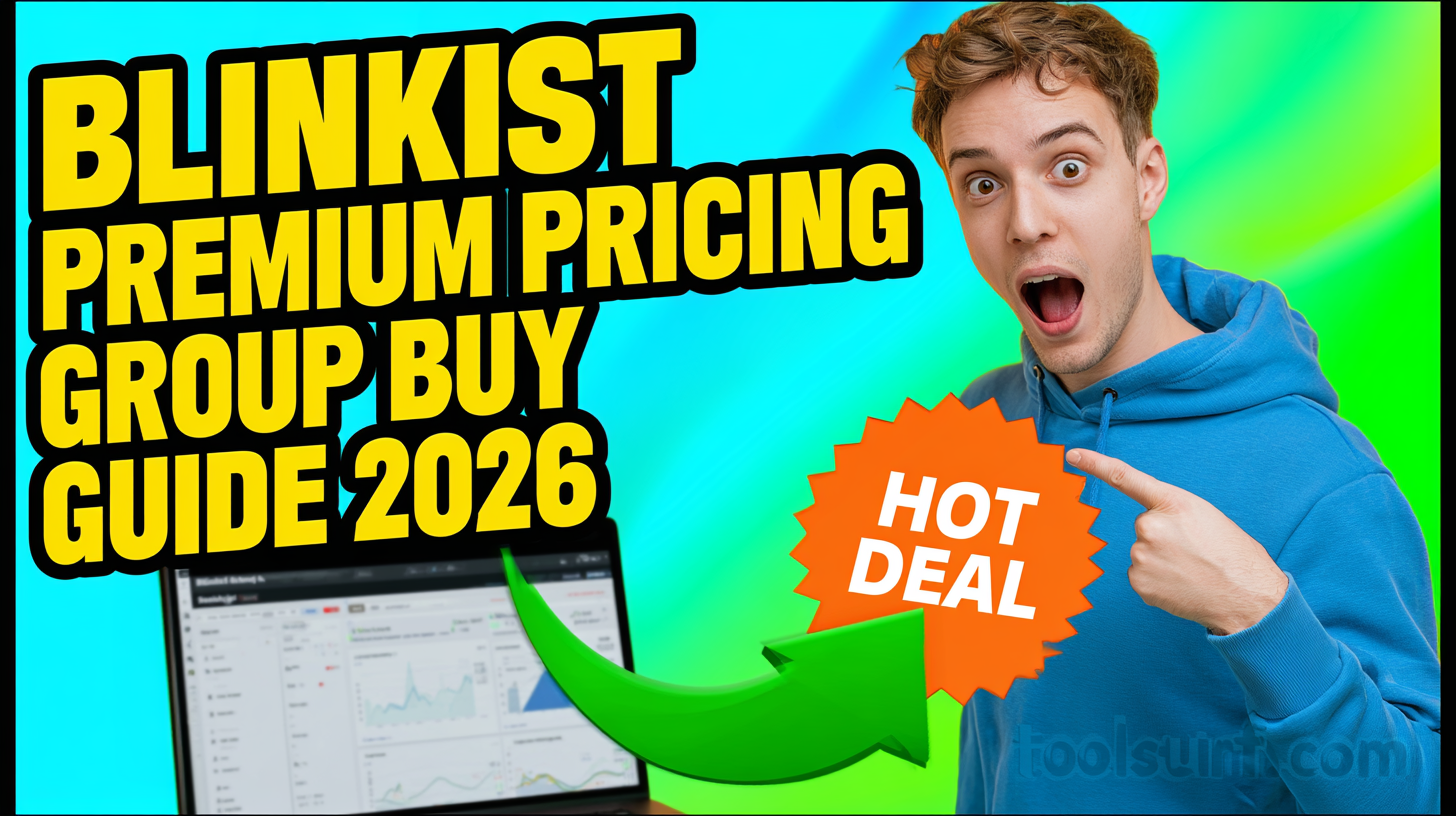 YouTube thumbnail style blog featured image, 16:9 landscape. Large bold yellow blocky text with blac