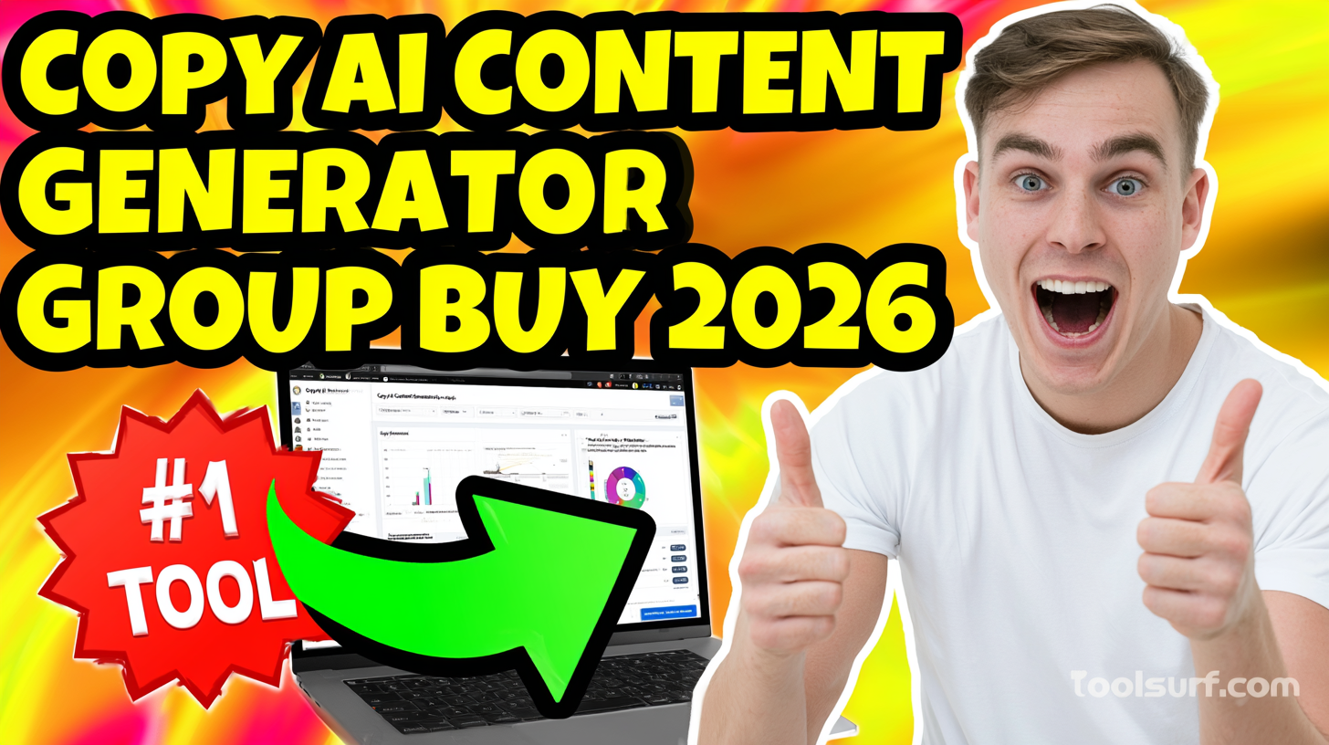 YouTube thumbnail style blog featured image, 16:9 landscape. Large bold yellow blocky text with blac