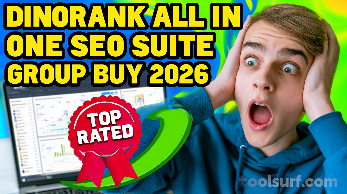 YouTube thumbnail style blog featured image, 16:9 landscape. Large bold yellow blocky text with blac