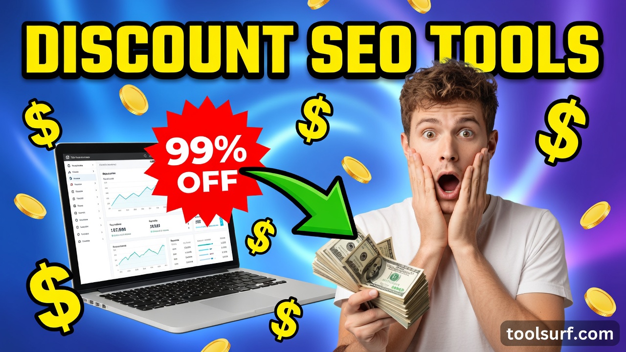 YouTube thumbnail style blog featured image, 16:9 landscape. Large bold yellow blocky text with blac