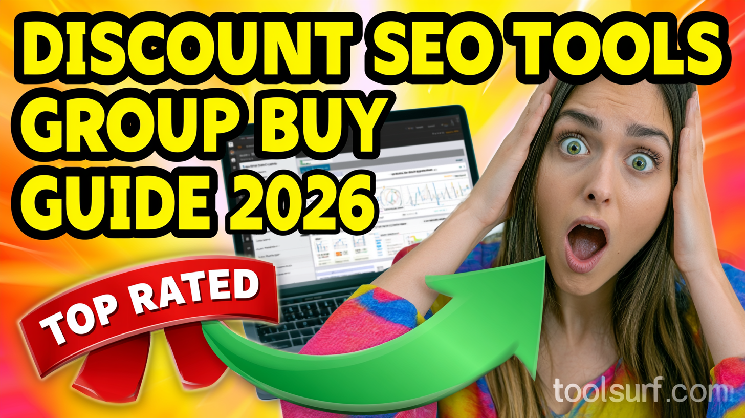 YouTube thumbnail style blog featured image, 16:9 landscape. Large bold yellow blocky text with blac