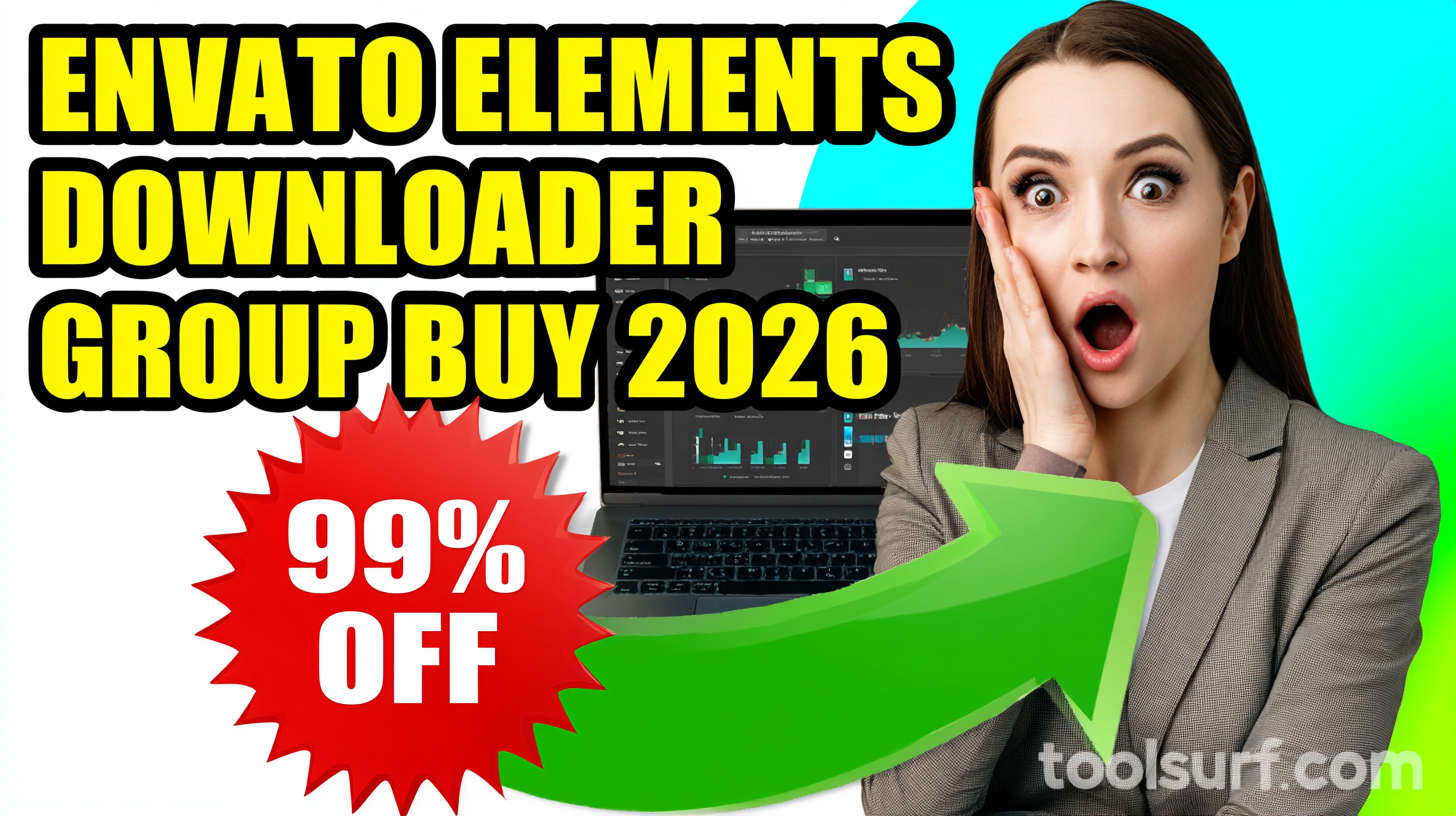 YouTube thumbnail style blog featured image, 16:9 landscape. Large bold yellow blocky text with blac