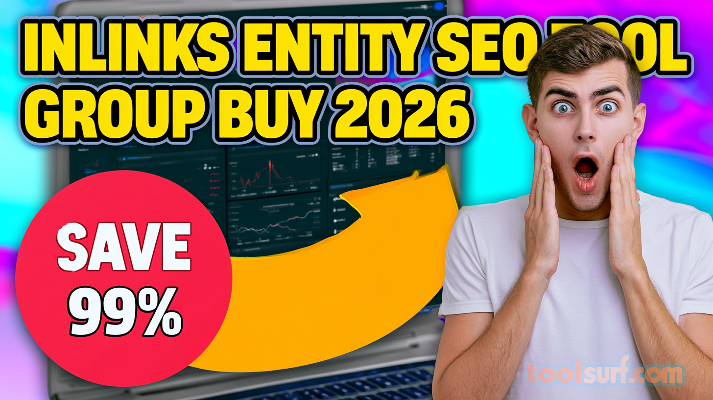 YouTube thumbnail style blog featured image, 16:9 landscape. Large bold yellow blocky text with blac