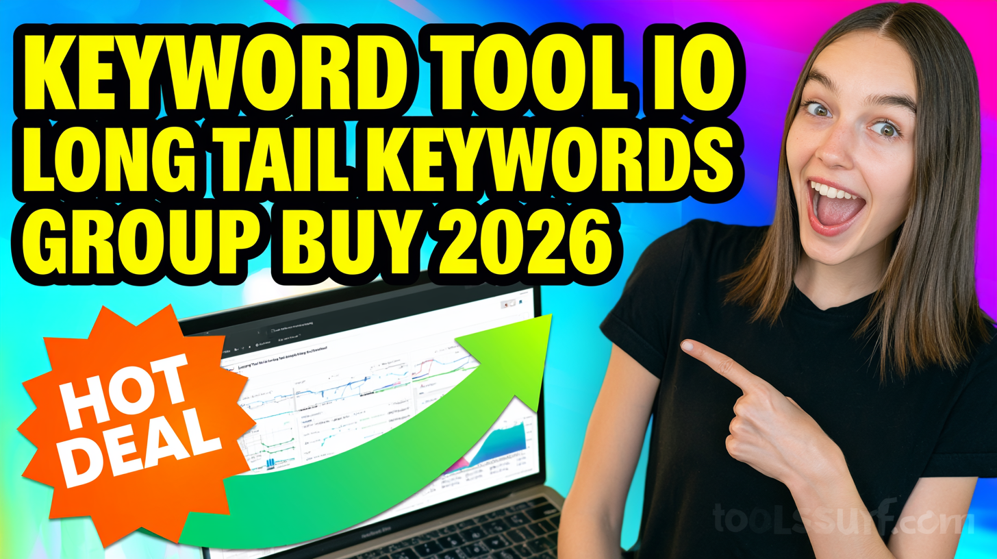 YouTube thumbnail style blog featured image, 16:9 landscape. Large bold yellow blocky text with blac