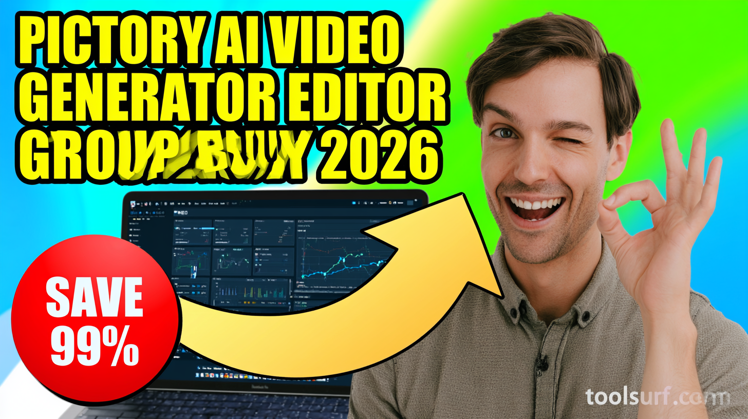 YouTube thumbnail style blog featured image, 16:9 landscape. Large bold yellow blocky text with blac