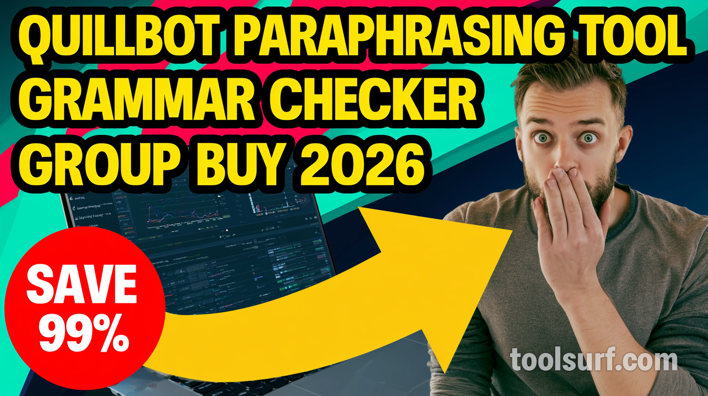 YouTube thumbnail style blog featured image, 16:9 landscape. Large bold yellow blocky text with blac