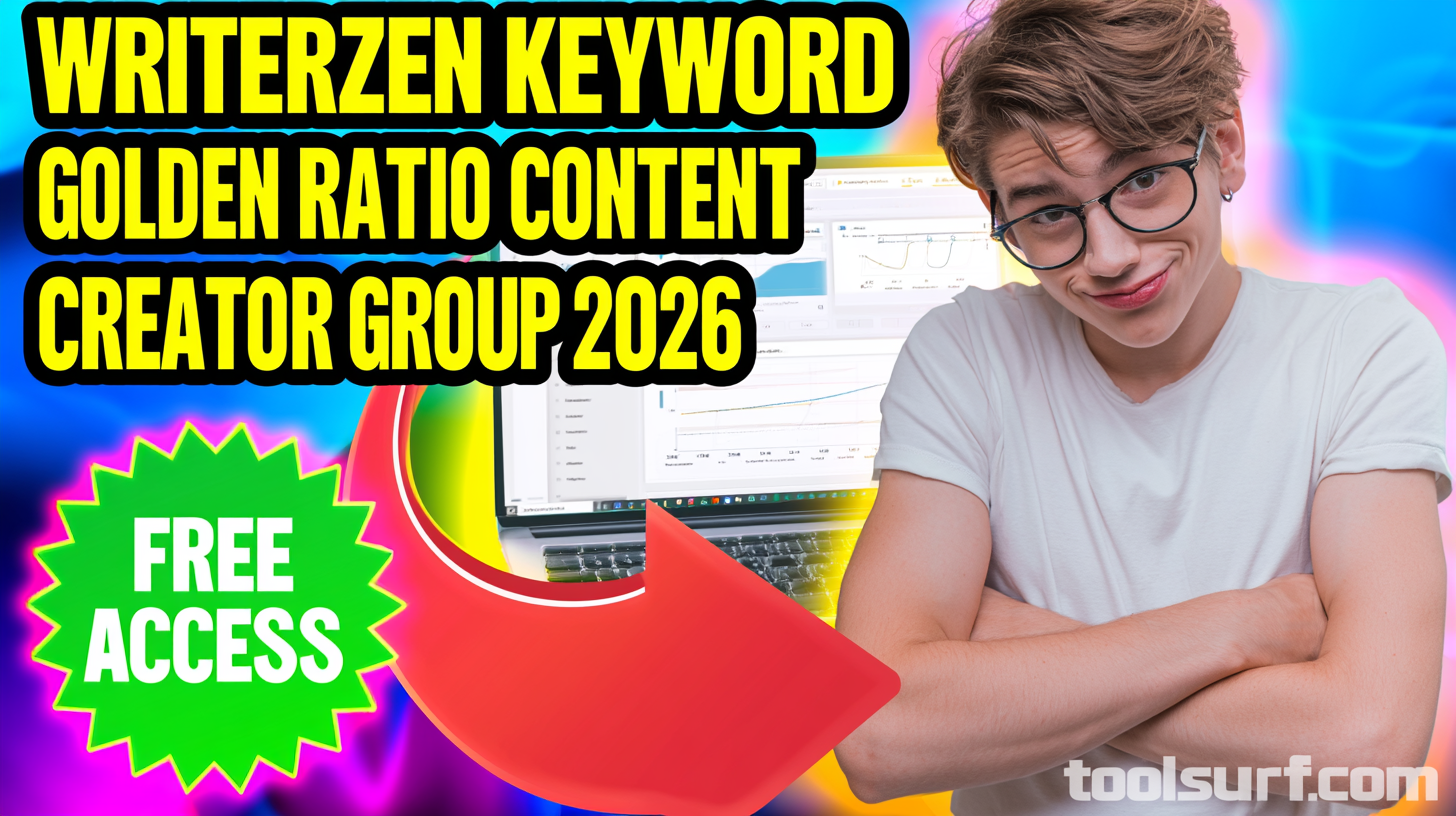 YouTube thumbnail style blog featured image, 16:9 landscape. Large bold yellow blocky text with blac