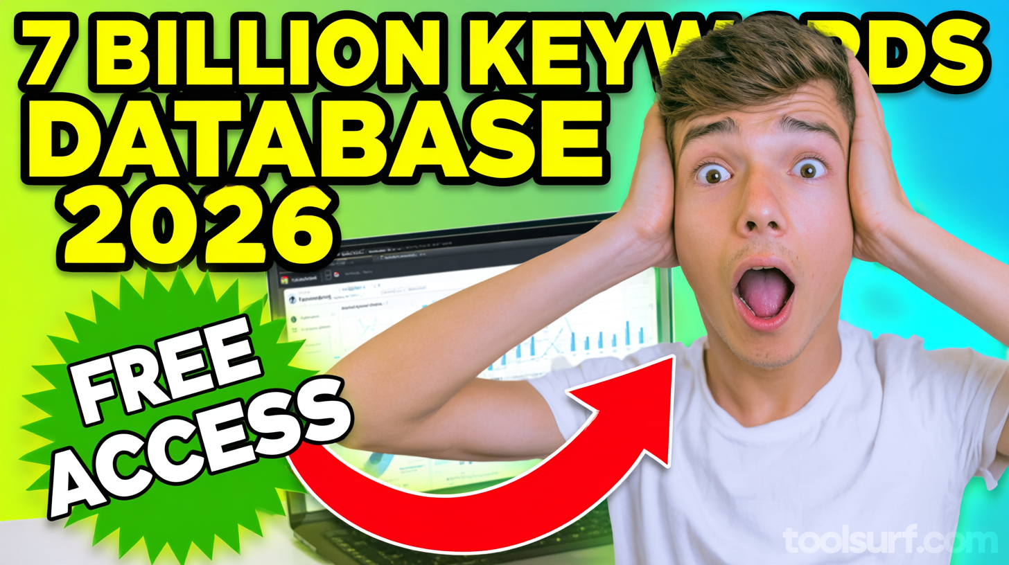 YouTube thumbnail style blog featured image, 16:9 landscape. Large bold yellow blocky text with blac