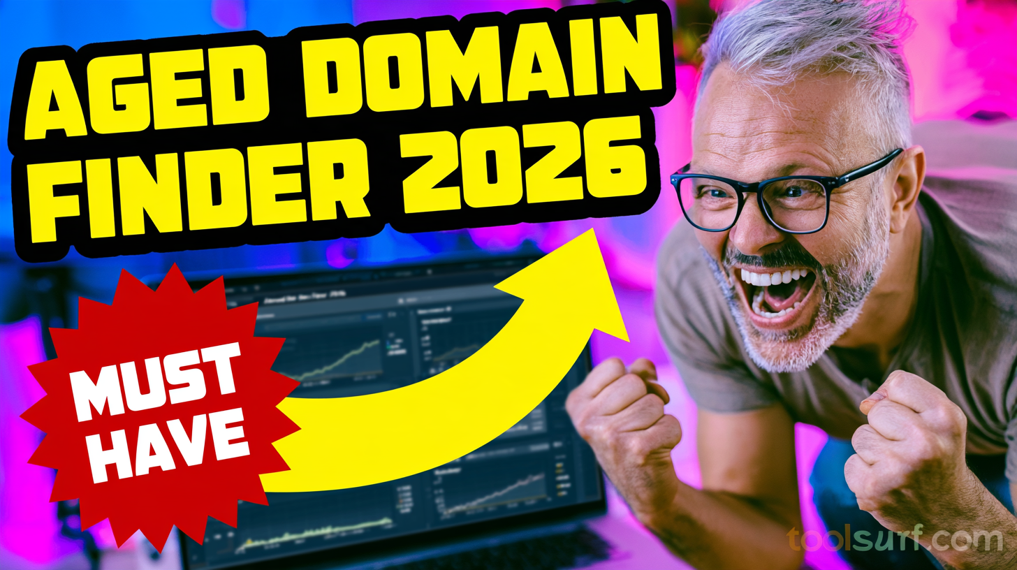 YouTube thumbnail style blog featured image, 16:9 landscape. Large bold yellow blocky text with blac