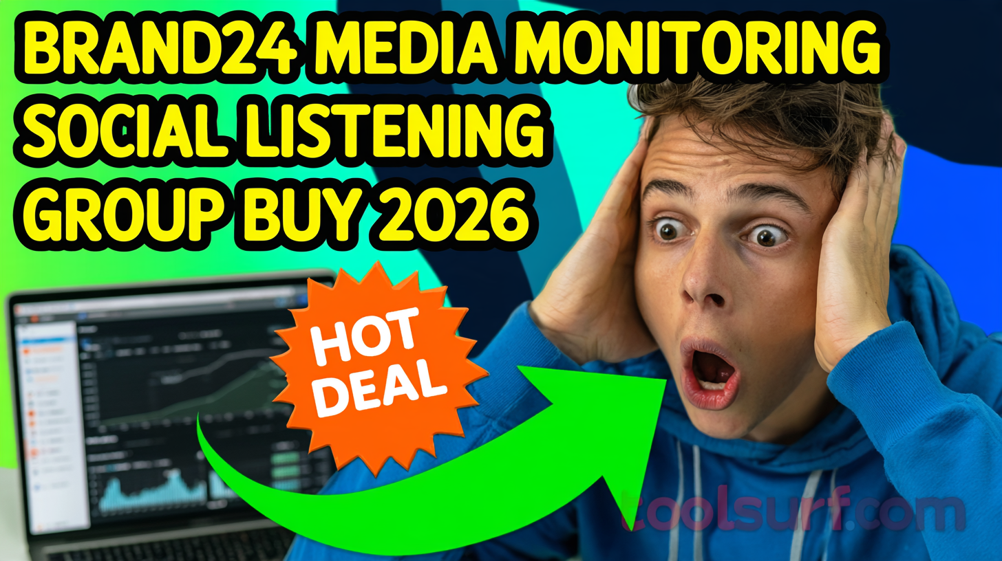 YouTube thumbnail style blog featured image, 16:9 landscape. Large bold yellow blocky text with blac