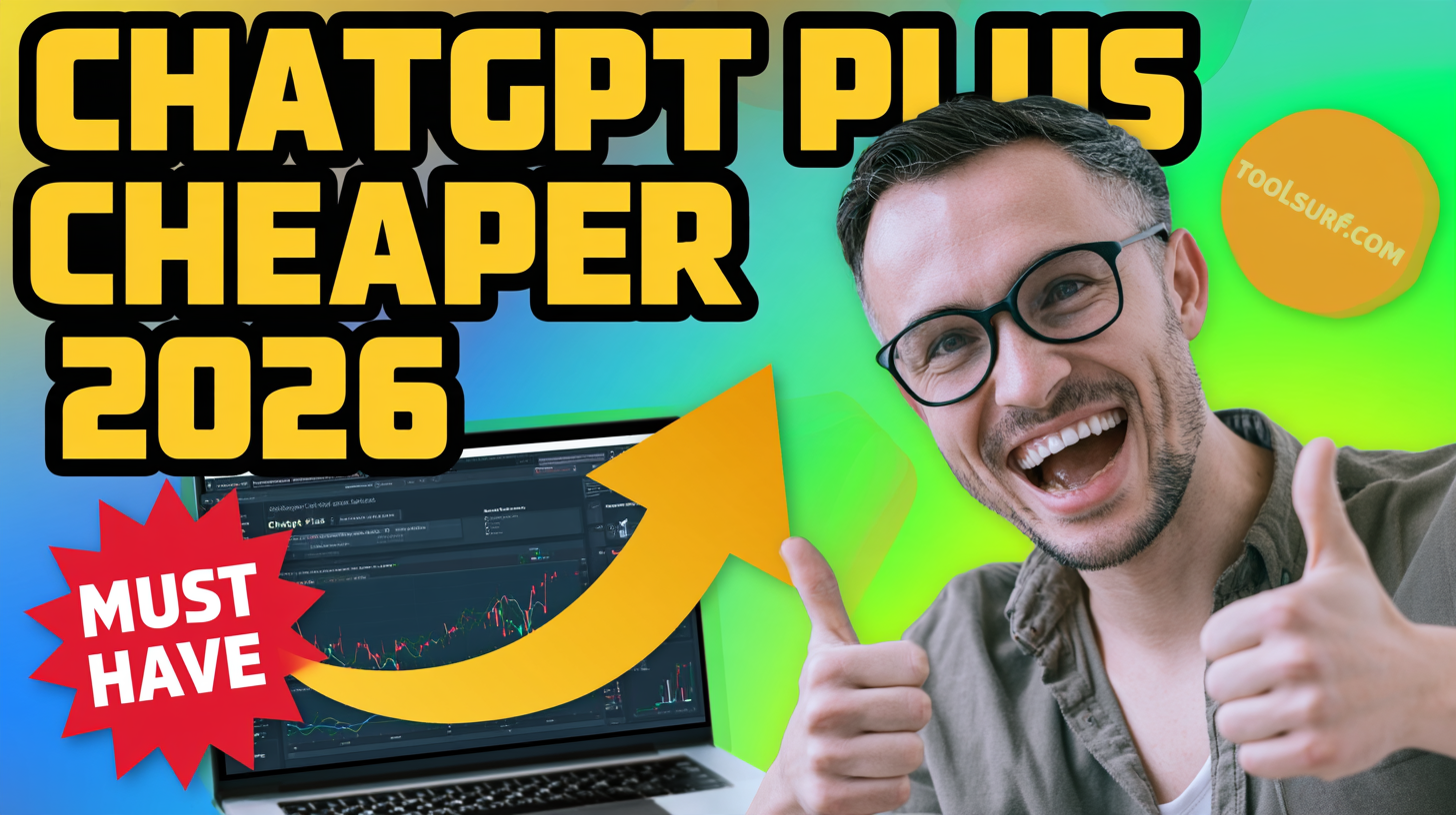 YouTube thumbnail style blog featured image, 16:9 landscape. Large bold yellow blocky text with blac