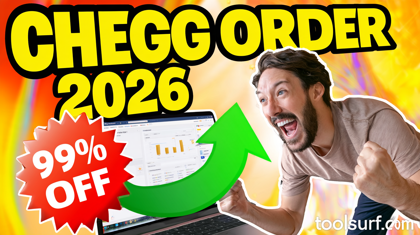 YouTube thumbnail style blog featured image, 16:9 landscape. Large bold yellow blocky text with blac