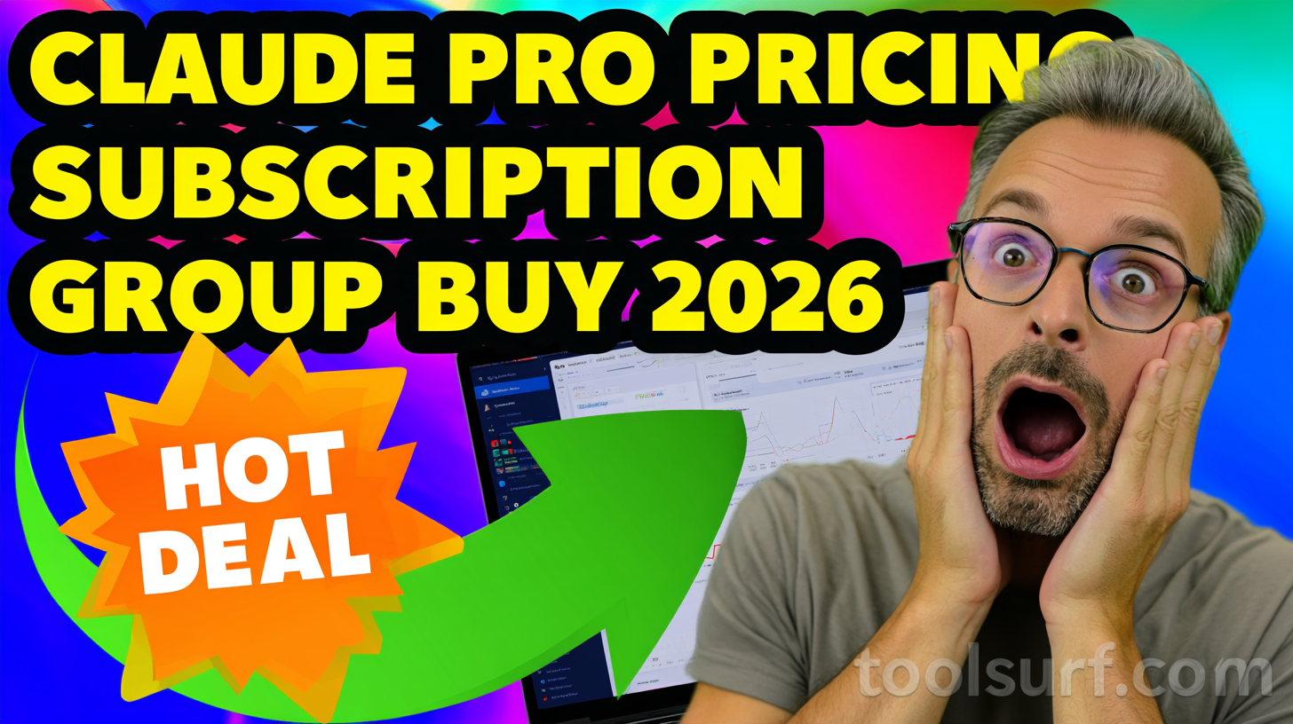 YouTube thumbnail style blog featured image, 16:9 landscape. Large bold yellow blocky text with blac