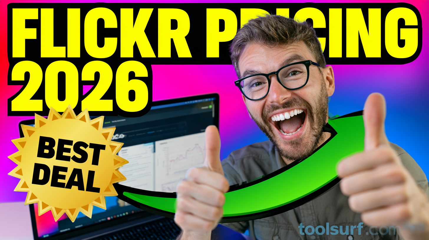 YouTube thumbnail style blog featured image, 16:9 landscape. Large bold yellow blocky text with blac