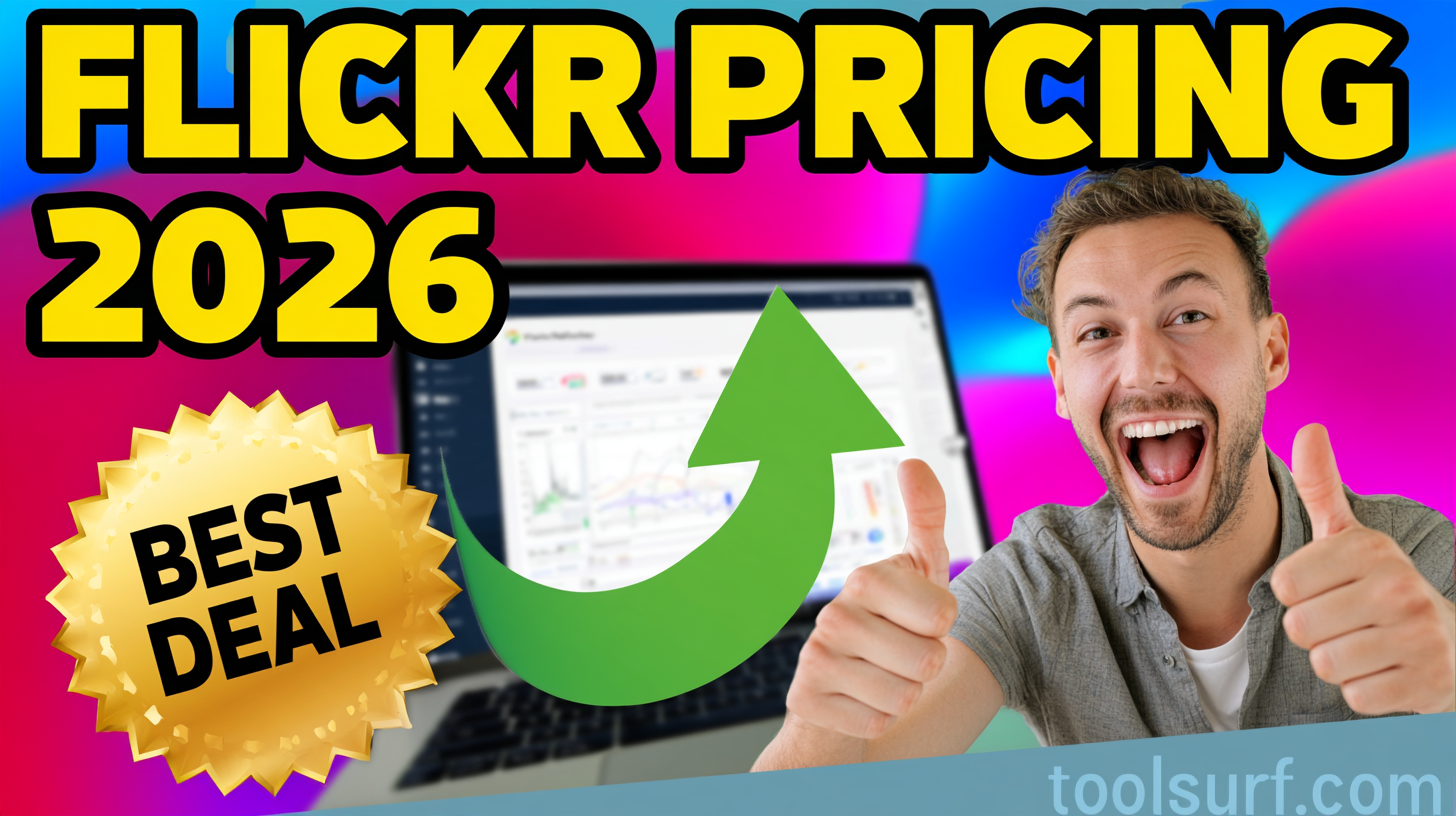 YouTube thumbnail style blog featured image, 16:9 landscape. Large bold yellow blocky text with blac