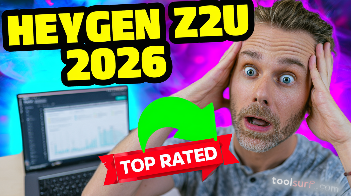 YouTube thumbnail style blog featured image, 16:9 landscape. Large bold yellow blocky text with blac