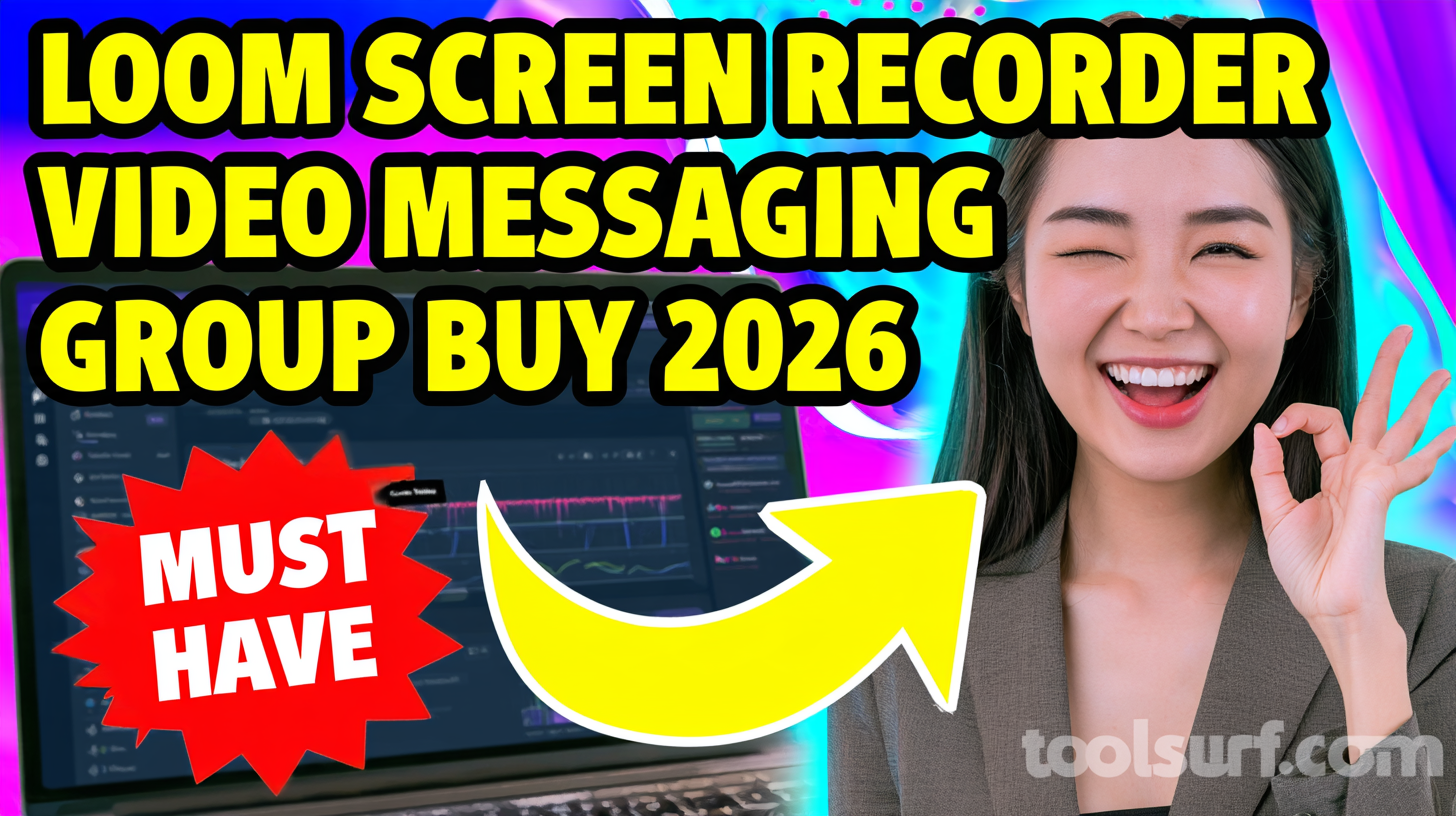 YouTube thumbnail style blog featured image, 16:9 landscape. Large bold yellow blocky text with blac