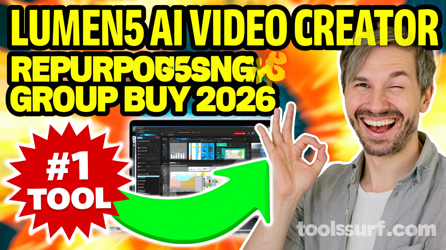 YouTube thumbnail style blog featured image, 16:9 landscape. Large bold yellow blocky text with blac