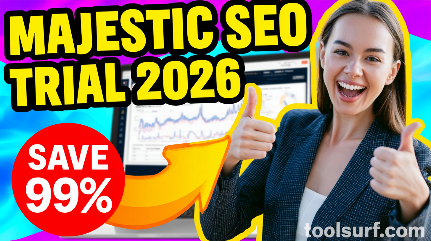 YouTube thumbnail style blog featured image, 16:9 landscape. Large bold yellow blocky text with blac