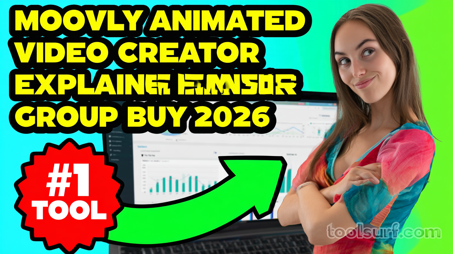 YouTube thumbnail style blog featured image, 16:9 landscape. Large bold yellow blocky text with blac