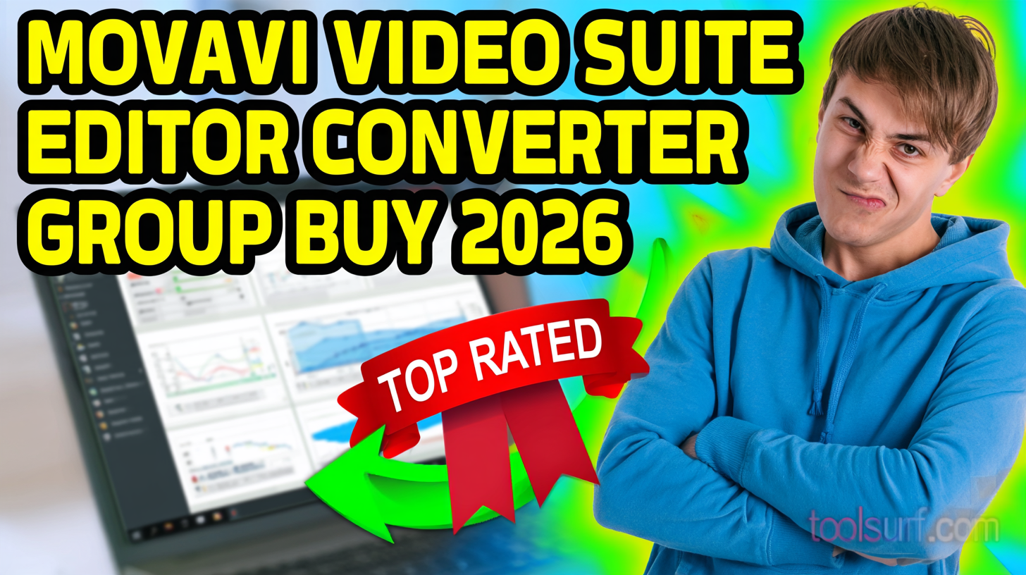 YouTube thumbnail style blog featured image, 16:9 landscape. Large bold yellow blocky text with blac