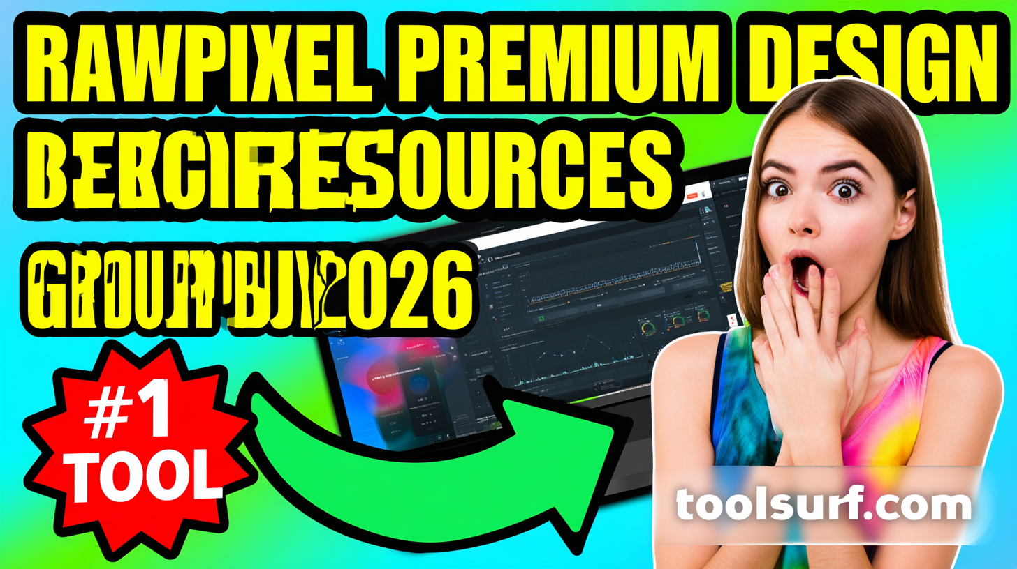 YouTube thumbnail style blog featured image, 16:9 landscape. Large bold yellow blocky text with blac