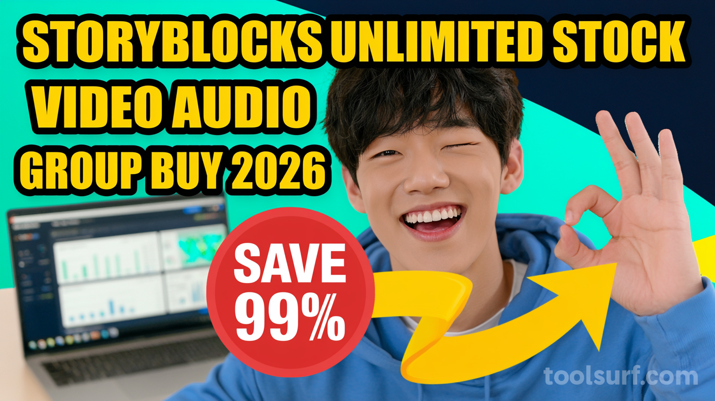 YouTube thumbnail style blog featured image, 16:9 landscape. Large bold yellow blocky text with blac