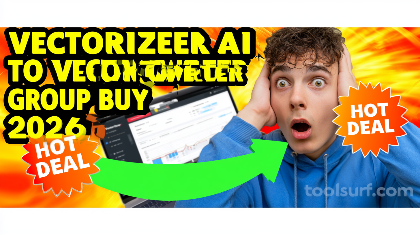 YouTube thumbnail style blog featured image, 16:9 landscape. Large bold yellow blocky text with blac
