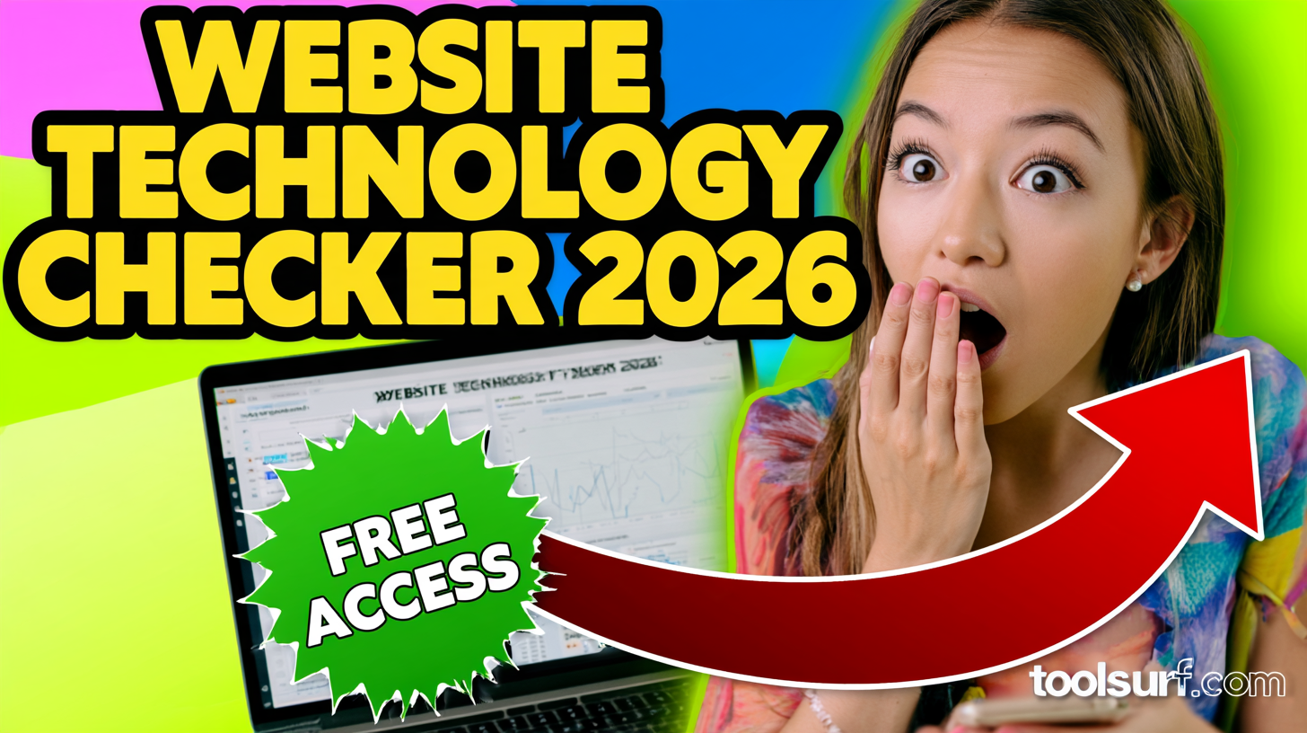 YouTube thumbnail style blog featured image, 16:9 landscape. Large bold yellow blocky text with blac