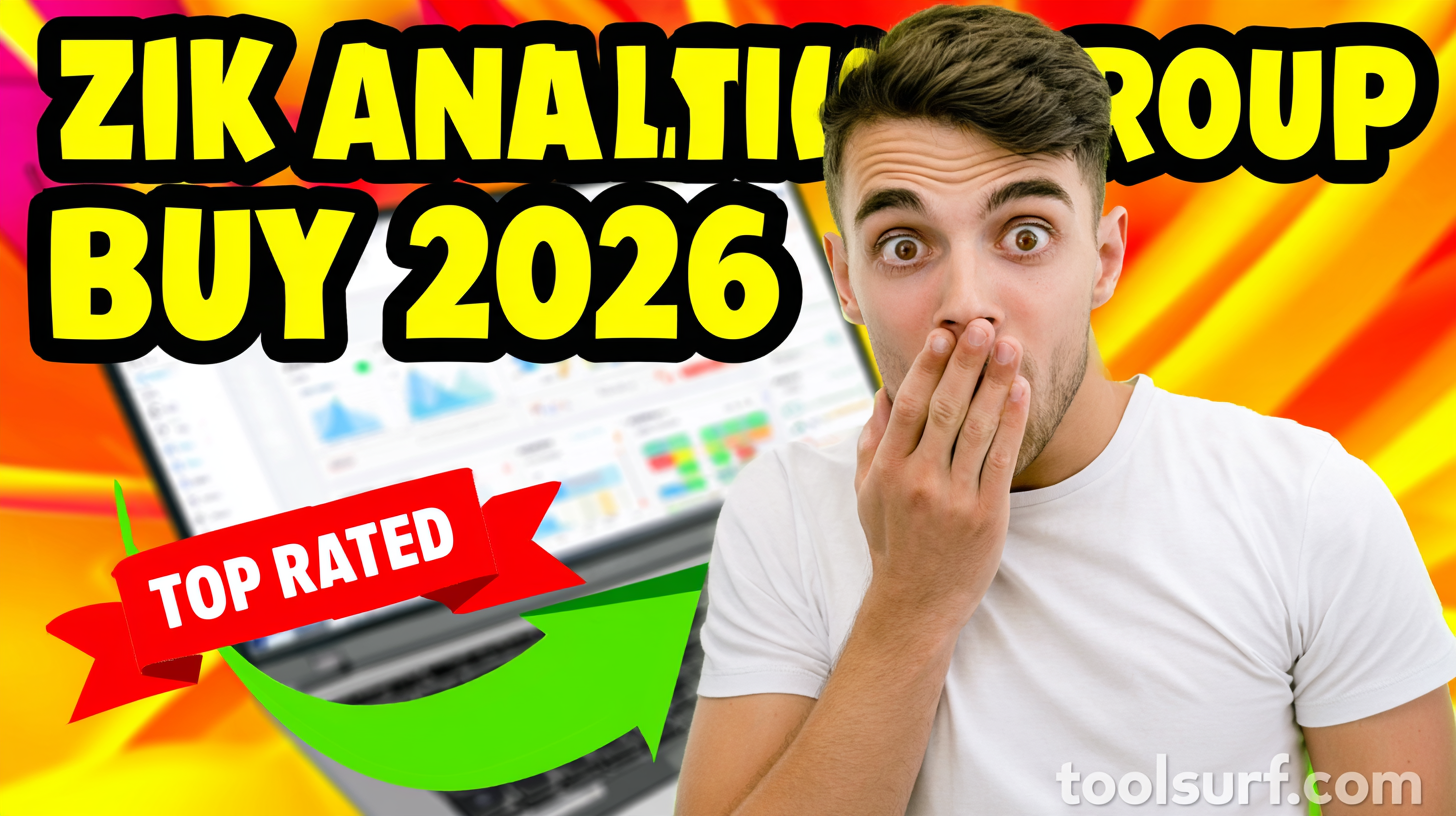 YouTube thumbnail style blog featured image, 16:9 landscape. Large bold yellow blocky text with blac