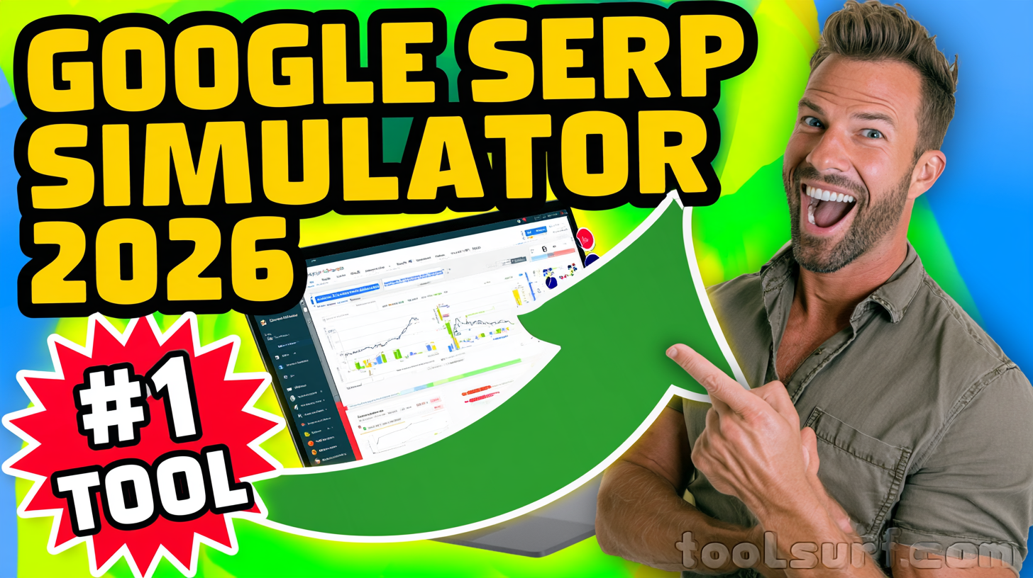 YouTube thumbnail style blog featured image, 16:9 landscape. Large bold yellow blocky text with blac