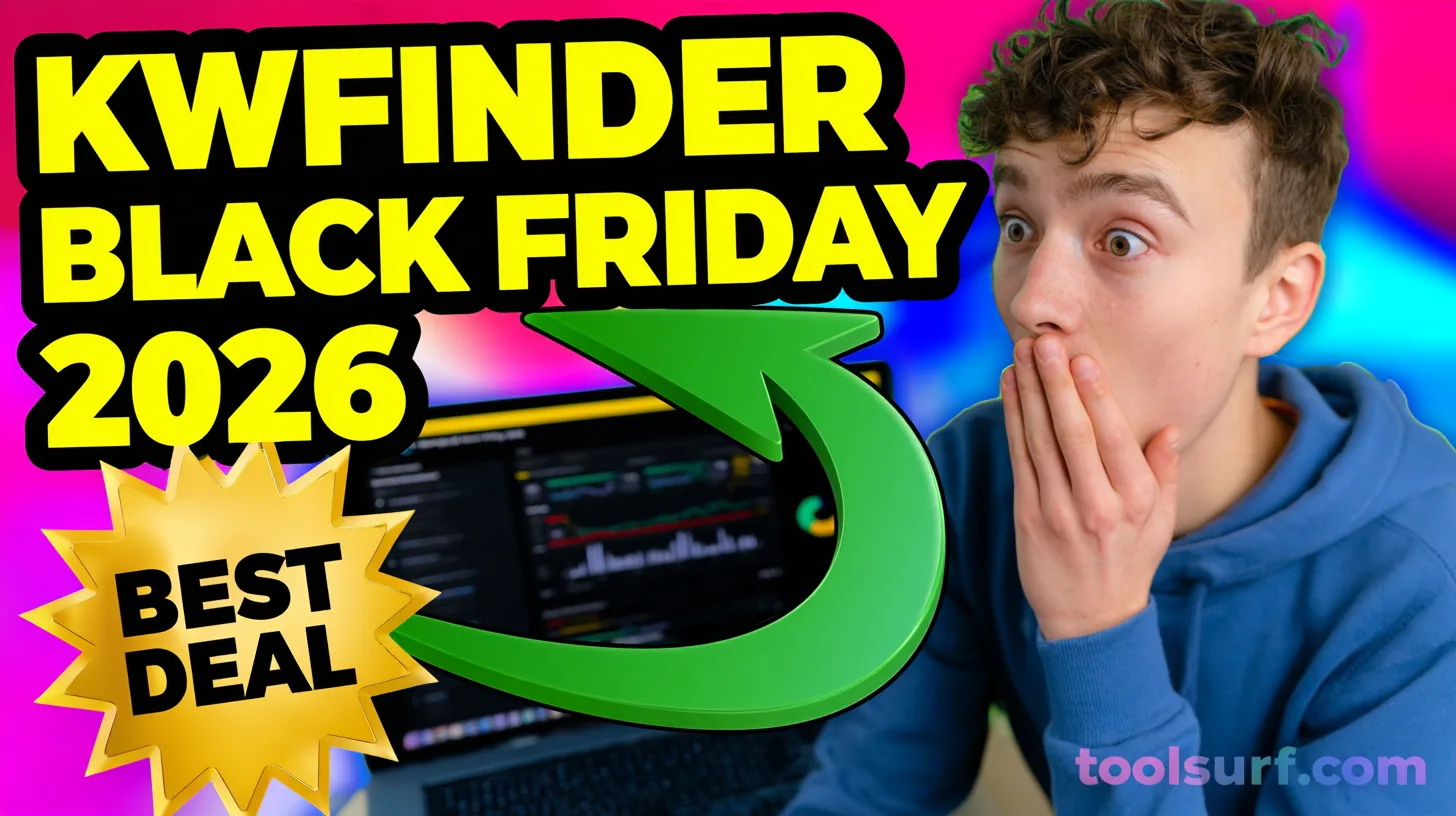 KWFinder Black Friday 2026 illustration