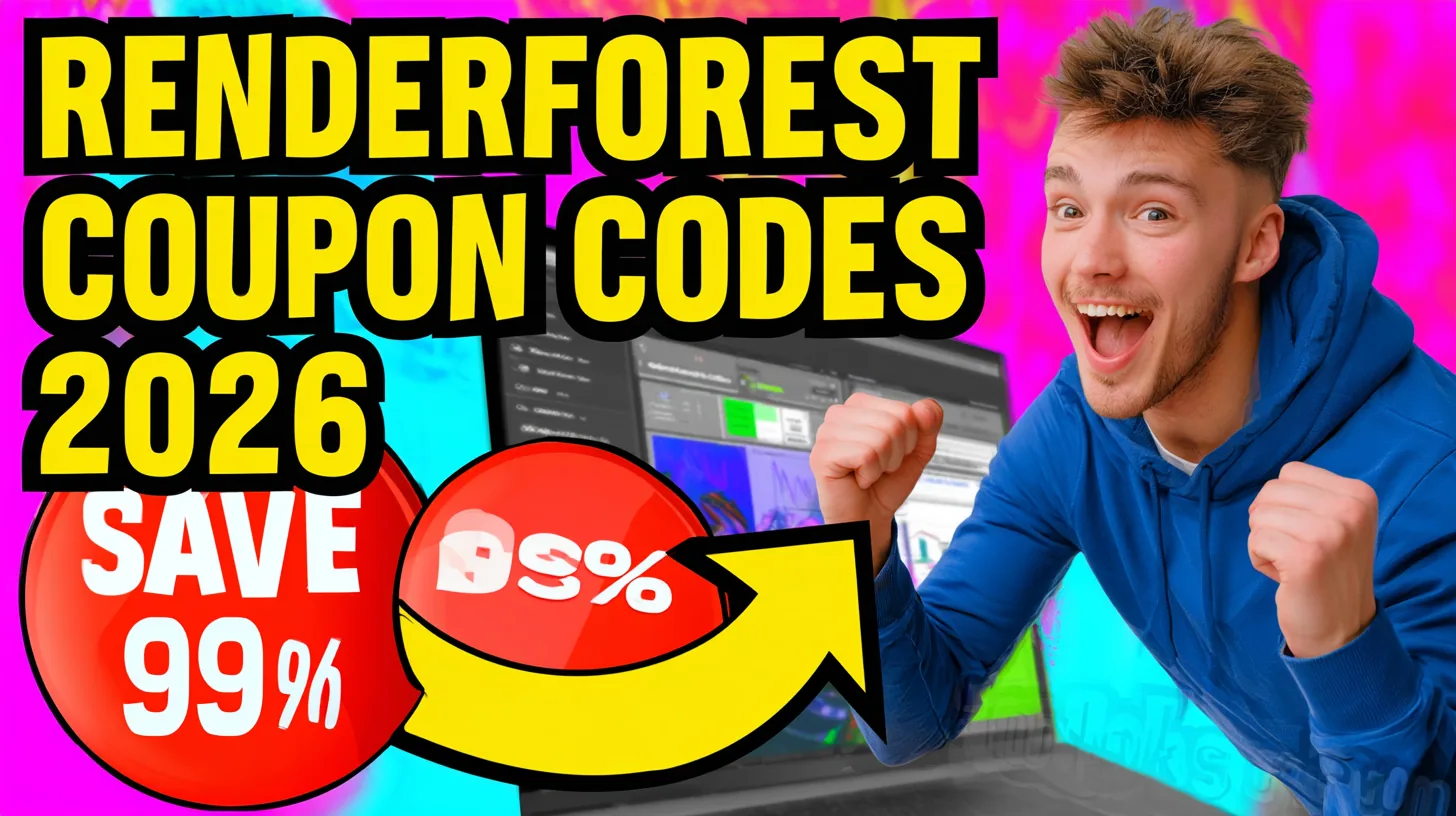 Renderforest Coupon Codes 2026 illustration